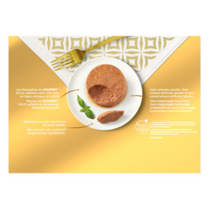 Gourmet Gold Mousse Rund - Konijn - Kalfsvlees - Lam 24 x 85 gr