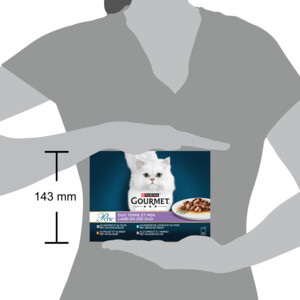 4x Gourmet Kattenvoer Nat Perle Duo Rund - Kip - 31.95 euro