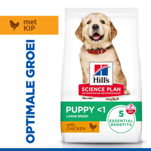 Hill's Science Plan Hondenvoer Droog Puppy Large Kip 16 kg