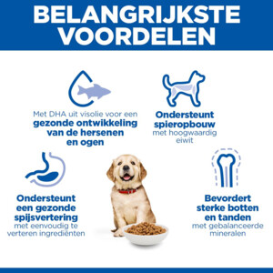 Hill's Science Plan Hondenvoer Droog Puppy Large Kip 16 kg