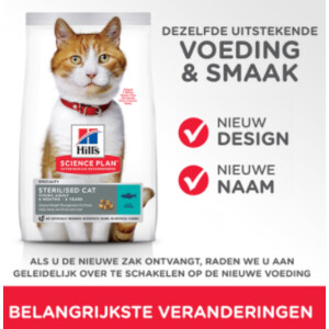 Hill's Science Plan Kattenvoer Droog Mature Adult Sterilised Kip 3 kg
