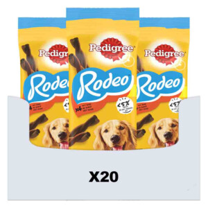 20x Pedigree Rodeo Kauwsticks Hondensnacks Rund