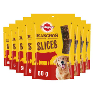 8x Pedigree Pedigree Ranchos Hondensnacks Rund Slices