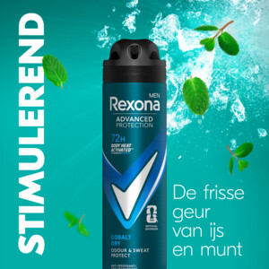 6x Rexona Men Deodorant Spray Advanced Protection Cobalt Dry - 15.1 euro