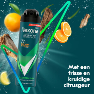 6x Rexona Men Deodorant Spray Advanced Protection Quantum Dry - 15.1 euro