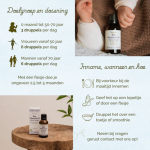 Laveen Olive Drops Vitamine D - 14.39 euro