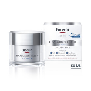 Eucerin Hyaluron-Filler + 3x Effect Dagcrème Droge Huid SPF 15 - 37.99 euro