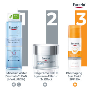 Eucerin Hyaluron-Filler + 3x Effect Dagcrème Droge Huid SPF 15 - 37.99 euro