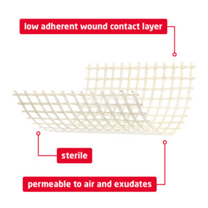 3x Leukoplast Cuticell® Classic Zalfgaas 5 cm x 5 cm - 9.87 euro