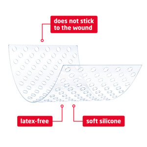 3x Leukoplast Cuticell® Contact Siliconen Wondcontactlaag 5 cm x 7,5 cm - 44.97 euro