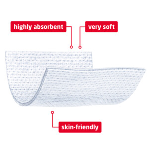 3x Leukoplast Cutisoft® Verbandgaas 7,5 cm x 7,5 cm - 6.72 euro
