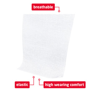 3x Leukoplast Elastomull® Fixatiewindsel 4 m x 10 cm - 7.85 euro