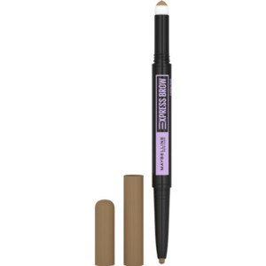 3x Maybelline Brow Satin Duo Wenkbrauwpotlood en Poeder 01 Dark Blonde - 17.99 euro