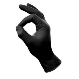Handschoenen Nitril Poedervrij Zwart S - 12.39 euro