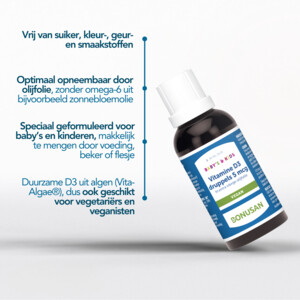 Bonusan Vitamine D3 Baby's en Kids - 13.07 euro