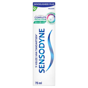 12x Sensodyne Tandpasta Complete Protection + Fresh Breath - 72.49 euro