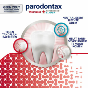 3x Parodontax Tandpasta Tandvlees+ Gevoeligheid & Adem - 19.81 euro