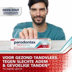 Parodontax Tandpasta Tandvlees + Gevoeligheid & Adem Whitening - 6.79 euro