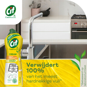 8x Cif Schuurmiddel Cream Citroen - 24.83 euro