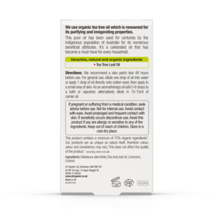 Dr. Organic Tea Tree Pure Olie - 8.85 euro
