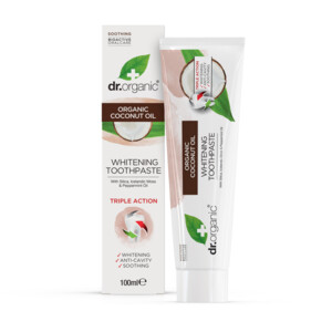 6x Dr. Organic Virgin Cocosolie Tandpasta - 34.79 euro