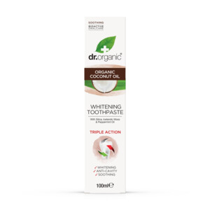 6x Dr. Organic Virgin Cocosolie Tandpasta - 34.79 euro