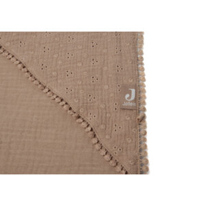 Jollein Baby Badcape Embroidery Biscuit Bruin - 22.99 euro