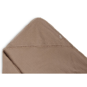 Jollein Baby Badcape Embroidery Biscuit Bruin - 22.99 euro