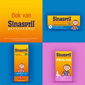 Sinaspril Paracetamol 120mg Zetpil - 4.89 euro