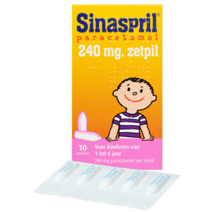Sinaspril Paracetamol 240mg Zetpil - 4.89 euro