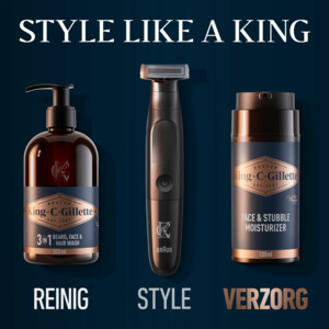 King C. Gillette Hydraterende Gezicht en Stoppelbaard Crème - 11.15 euro