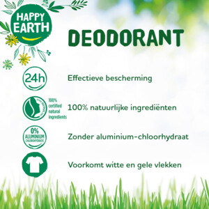 6x Happy Earth 100% Natuurlijke Deodorant Balm Jasmine Ho Wood - 51.87 euro