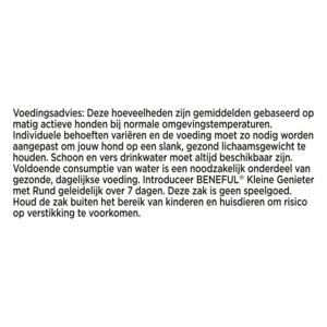 Beneful Kleine Genieter Rund - Groenten 1,4 kg