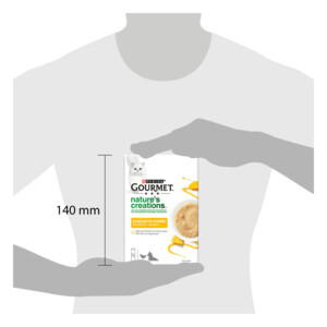11x Gourmet Nature's Creations Puree Kip Pompoen 5 x 10 gr