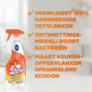 6x Mr. Muscle Keuken Reiniger - 21.45 euro