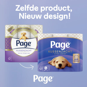 5x Page Toiletpapier Kussenzacht 3-laags - 40.82 euro