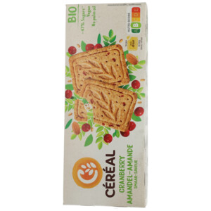 12x Céréal Healthy BIO Koek Cranberry Amandelen - 27.06 euro