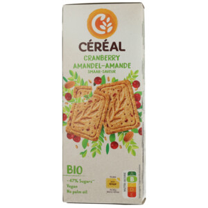 12x Céréal Healthy BIO Koek Cranberry Amandelen - 27.06 euro