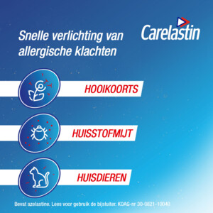 Carelastin Extra Sterk Azelastine Neusspray bij Hooikoorts - 16.25 euro