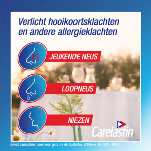 Carelastin Extra Sterk Azelastine Neusspray bij Hooikoorts - 16.25 euro