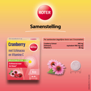 Roter Cranberry Bruis - 9.79 euro