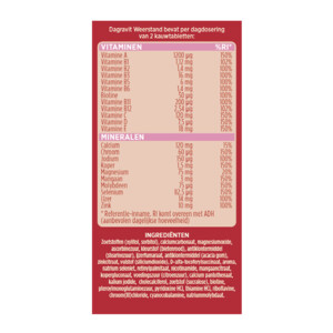 Dagravit Multivitaminen Weerstand - 10.59 euro