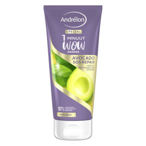 6x Andrélon 1 Minuut Wow Masker Avocado SOS Repair - 12.95 euro