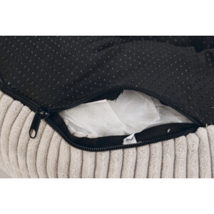 Designed by Lotte Kattenmand Ribbed Lichtgrijs 50 x 50 x 17 cm