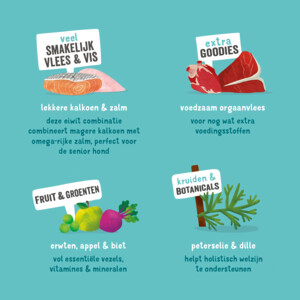Edgard & Cooper Kuipje Vers Vlees Hondenvoer Zalm - Kalkoen 300 gr