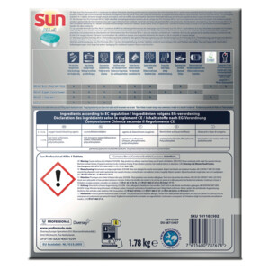 4x Sun Professional Vaatwastabletten All in 1 Pro Formula - 47.99 euro