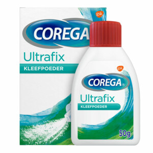 3x Corega Kleefpoeder Ultrafix - 16.36 euro