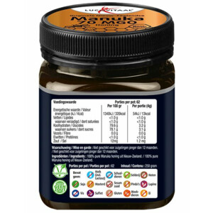 3x Lucovitaal Manuka Honing 70 MGO - 40.36 euro