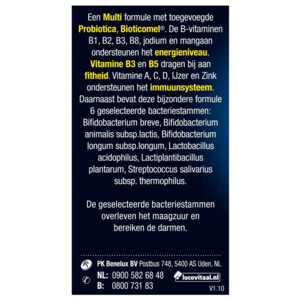 2x Lucovitaal Probiotica Vitamine & Mineralen Complex - 11.99 euro