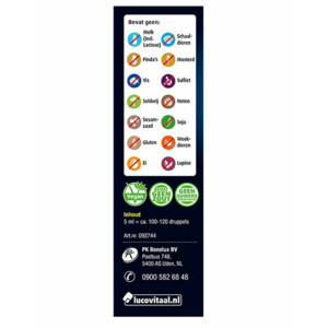 Lucovitaal CBD Cannabidiol Olie 20% - 59.99 euro